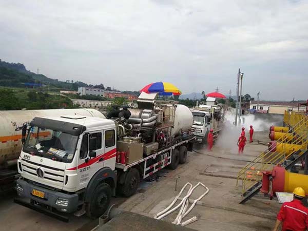 液氮泵施工现场