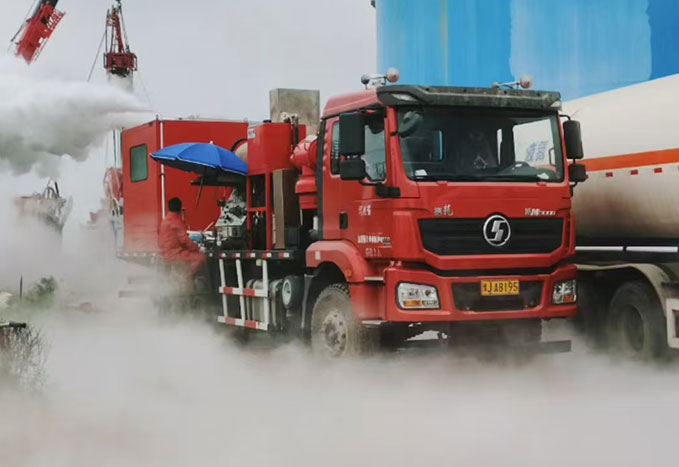 液氮泵施工现场