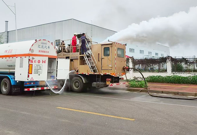 液氮泵施工现场