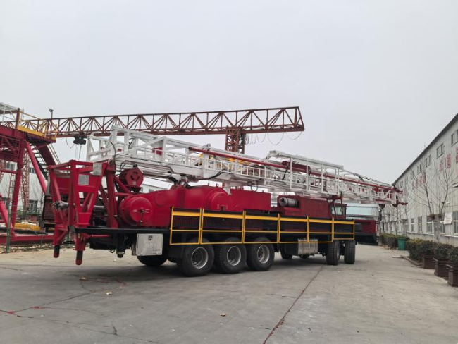 新春捷报:大年初六发运中亚定制XL-XJ550修井机